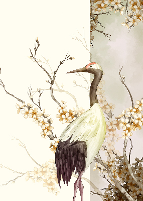 Rolgordijn verduisterend Een kraan in de struik