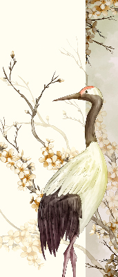 Rolgordijn verduisterend Een kraan in de struik