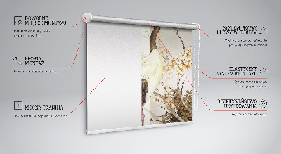 Rolgordijn verduisterend Een kraan in de struik