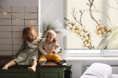 Rolgordijn verduisterend Een kraan in de struik