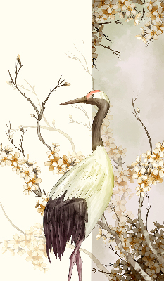 Rolgordijn verduisterend Een kraan in de struik