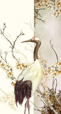 Rolgordijn verduisterend Een kraan in de struik