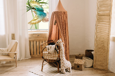 Rolgordijn voor het raam Vogels in de bladeren