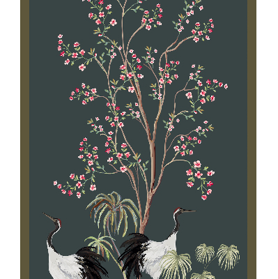 Rolgordijn verduisterend Vogels bij de rozenstruik