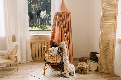 Rolgordijn verduisterend Vogels bij de rozenstruik
