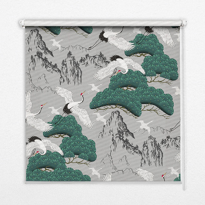 Rolgordijn verduisterend Vliegende Kranen