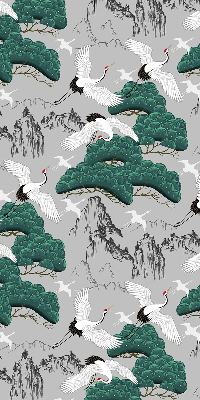 Rolgordijn verduisterend Vliegende Kranen