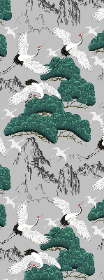 Rolgordijn verduisterend Vliegende Kranen