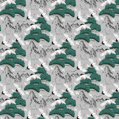 Rolgordijn verduisterend Vliegende Kranen