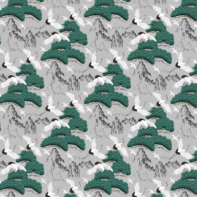 Rolgordijn verduisterend Vliegende Kranen