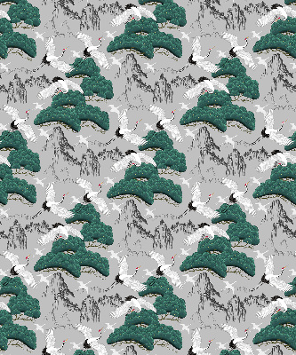 Rolgordijn verduisterend Vliegende Kranen