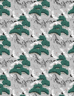 Rolgordijn verduisterend Vliegende Kranen