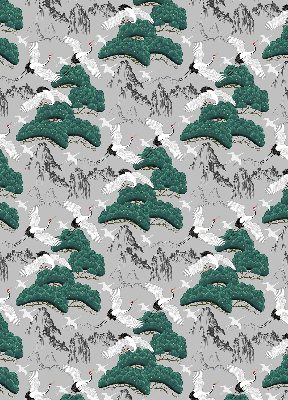 Rolgordijn verduisterend Vliegende Kranen