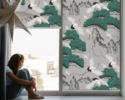 Rolgordijn verduisterend Vliegende Kranen