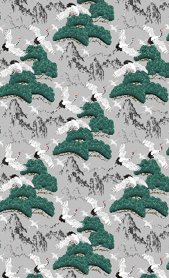 Rolgordijn verduisterend Vliegende Kranen