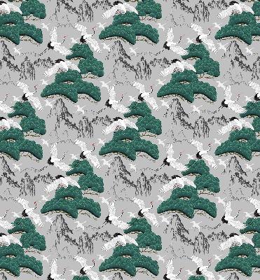 Rolgordijn verduisterend Vliegende Kranen