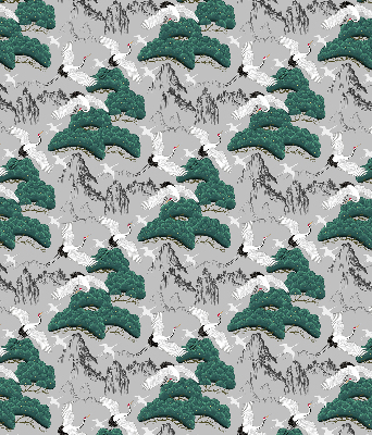 Rolgordijn verduisterend Vliegende Kranen