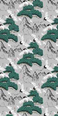 Rolgordijn verduisterend Vliegende Kranen