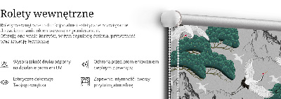 Rolgordijn verduisterend Vliegende Kranen