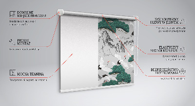 Rolgordijn verduisterend Vliegende Kranen