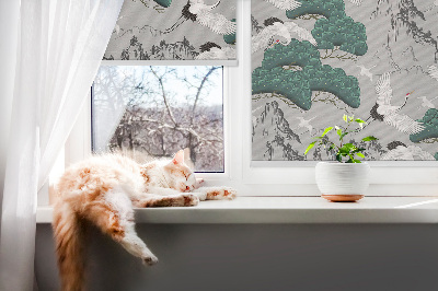 Rolgordijn verduisterend Vliegende Kranen