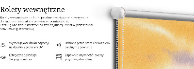 Rolgordijn voor het raam Zonsondergang over het meer