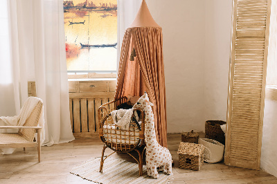 Rolgordijn voor het raam Zonsondergang over het meer
