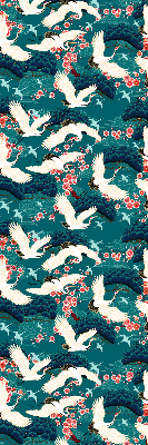 Rolgordijn verduisterend Een zwerm kraanvogels