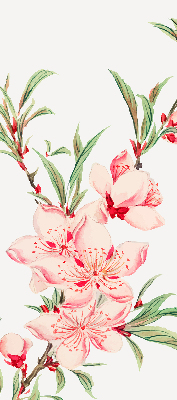 Rolgordijn verduisterend Roze bloem