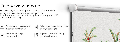 Rolgordijn verduisterend Roze bloem