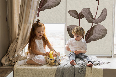 Rolgordijn verduisterend Vallende bloem