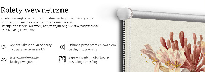 Rolgordijn verduisterend Vallende bloem