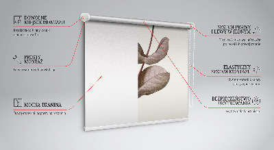 Rolgordijn verduisterend Vallende bloem