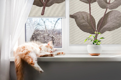 Rolgordijn verduisterend Vallende bloem