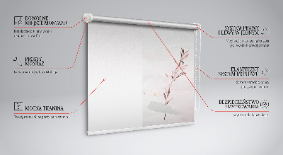 Rolgordijn voor het raam Een verfrommeld stukje papier