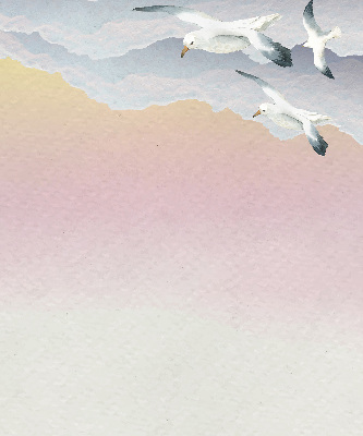 Rolgordijn verduisterend Vliegende vogels