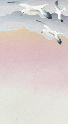 Rolgordijn verduisterend Vliegende vogels