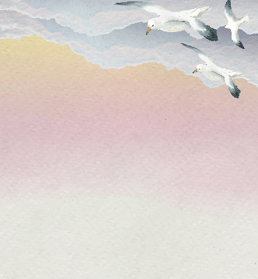 Rolgordijn verduisterend Vliegende vogels