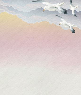 Rolgordijn verduisterend Vliegende vogels