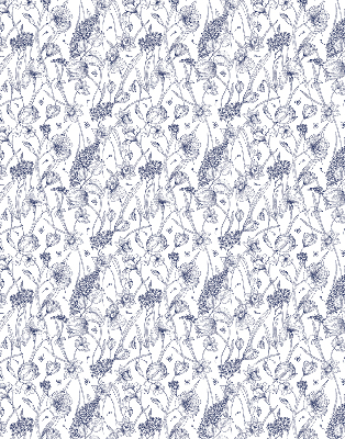 Rolgordijn verduisterend Wilde bloemen