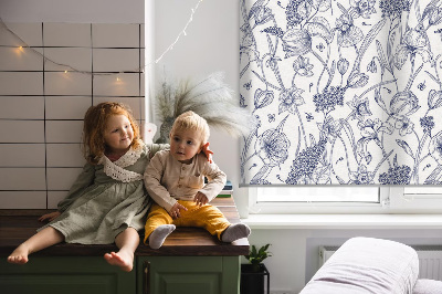 Rolgordijn verduisterend Wilde bloemen