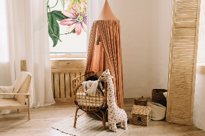 Rolgordijn verduisterend Roze bloem