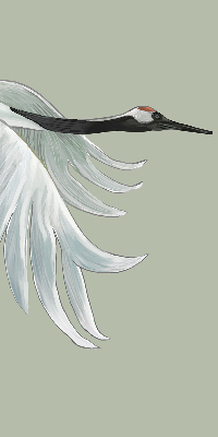 Rolgordijn verduisterend Kraan in vlucht