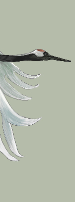 Rolgordijn verduisterend Kraan in vlucht