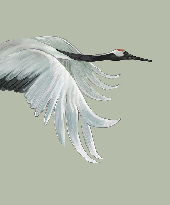 Rolgordijn verduisterend Kraan in vlucht