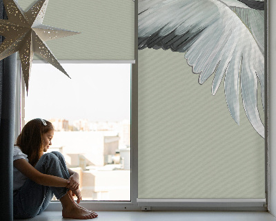 Rolgordijn verduisterend Kraan in vlucht