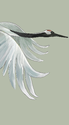 Rolgordijn verduisterend Kraan in vlucht