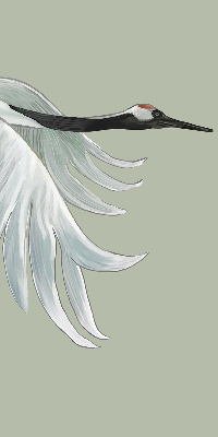 Rolgordijn verduisterend Kraan in vlucht