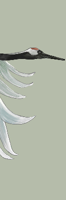 Rolgordijn verduisterend Kraan in vlucht