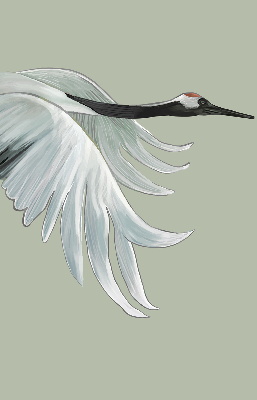 Rolgordijn verduisterend Kraan in vlucht